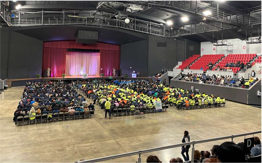 Let's Build Birmingham expo floor